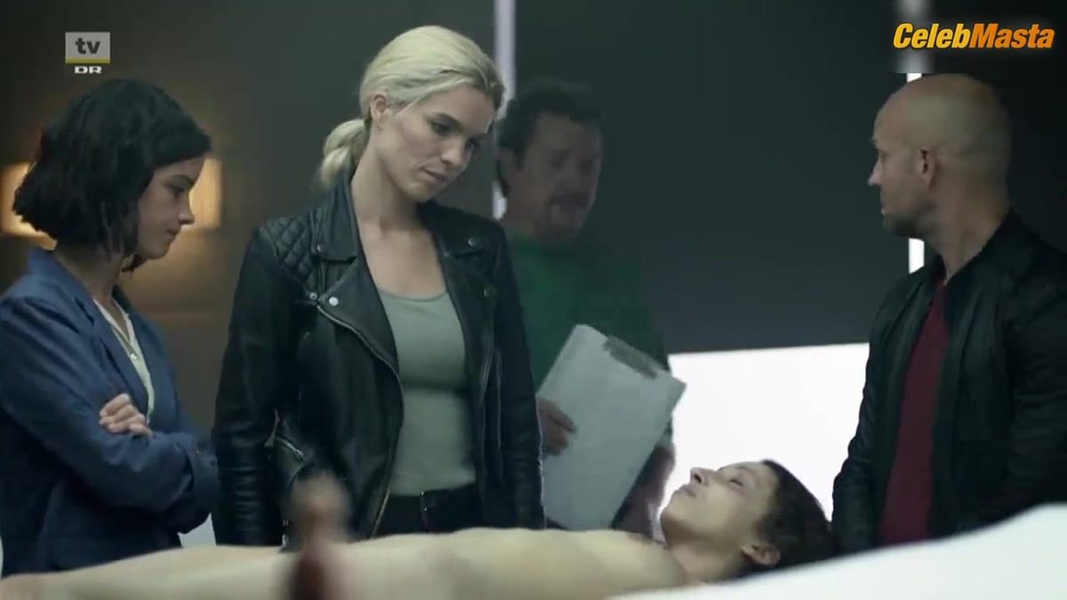 Sarah Perles, Lynn Van Royen and Marie Bach Hansen Boobs Scene in The Team