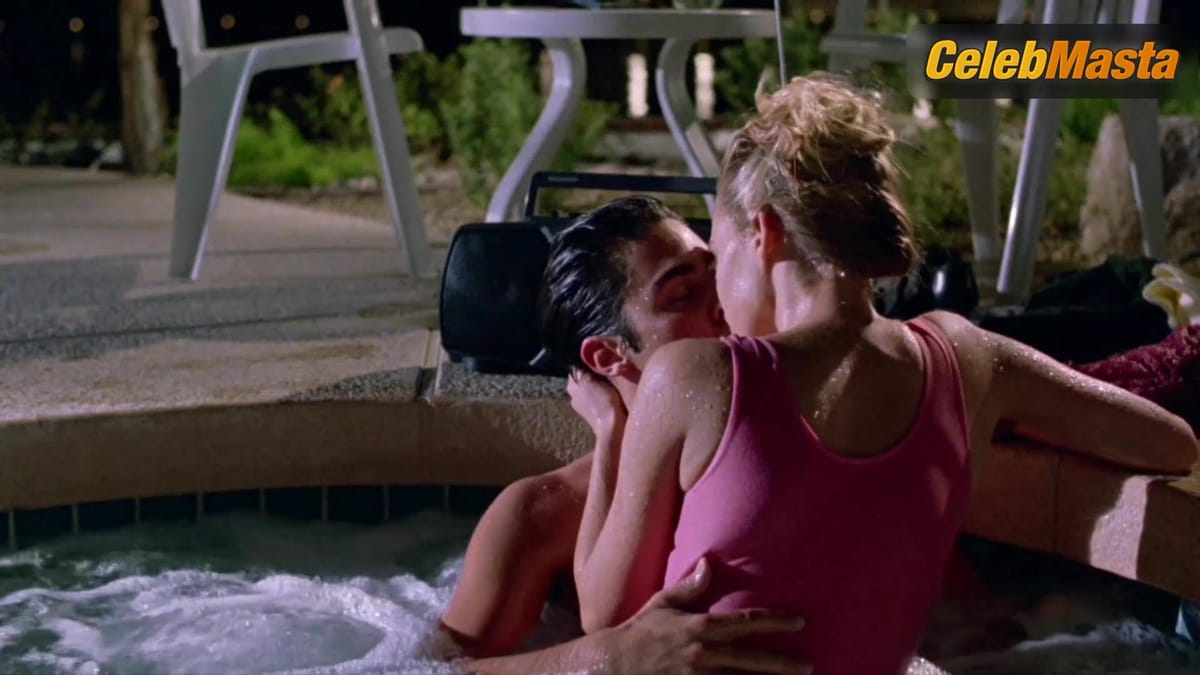 Josie Bissett nude/sexy scene in Mikey