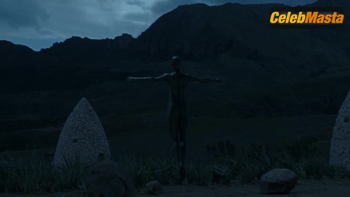 Amanda Collin nude/sexy scene in Raised By Wolves
