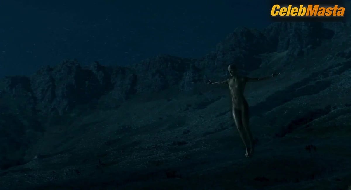 Amanda Collin nude/sexy scene in Raised By Wolves