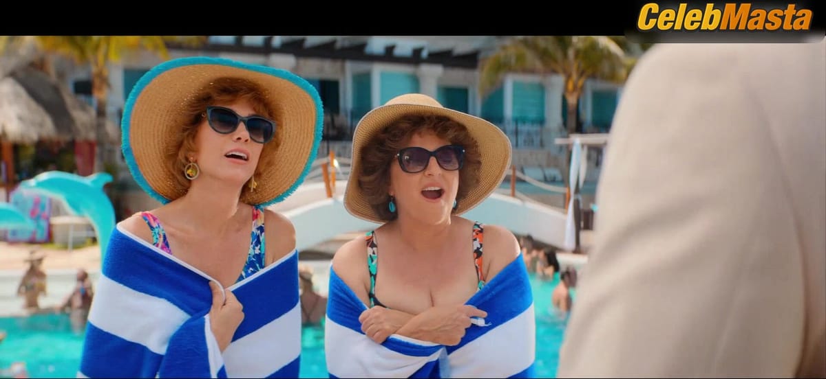 Annie Mumolo, Kristen Wiig nude/sexy scene in Barb And Star Go To Vista Del Mar