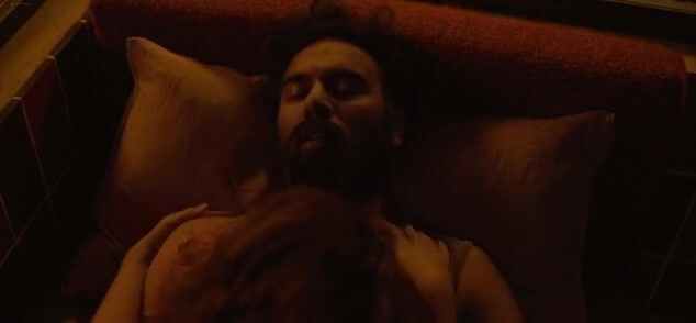Topless Nipples Revealing Almost Full Naked Elizabeth Olsen Sex Scene in The Assessment Movie