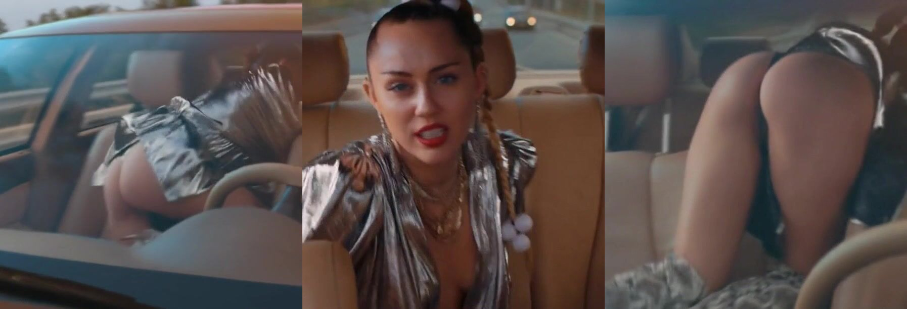 Sexy Miley Cyrus Ass and Pussy Sex Video