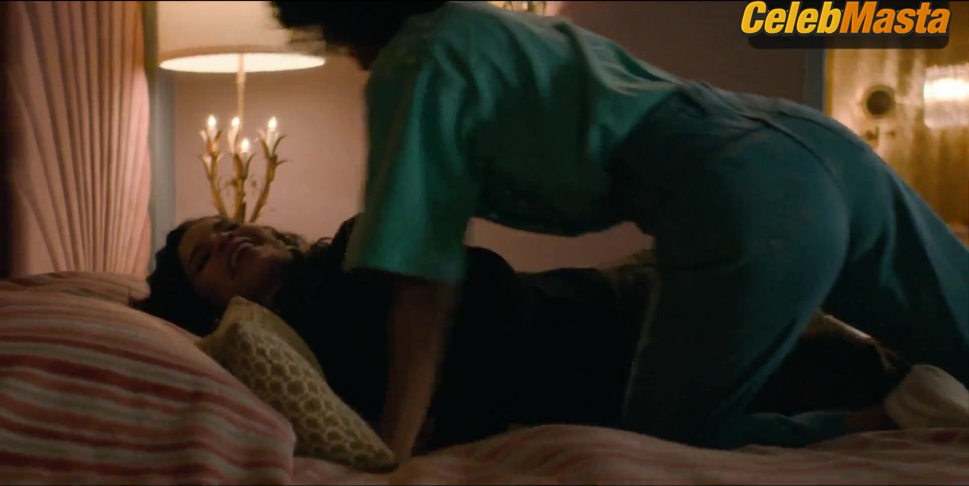 Sunita Mani and Shakira Barrera Underwear, Lesbian Scene in Glow