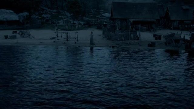 Gaia Weiss Skinny Dipping Nude Scene Video in Vikings S02