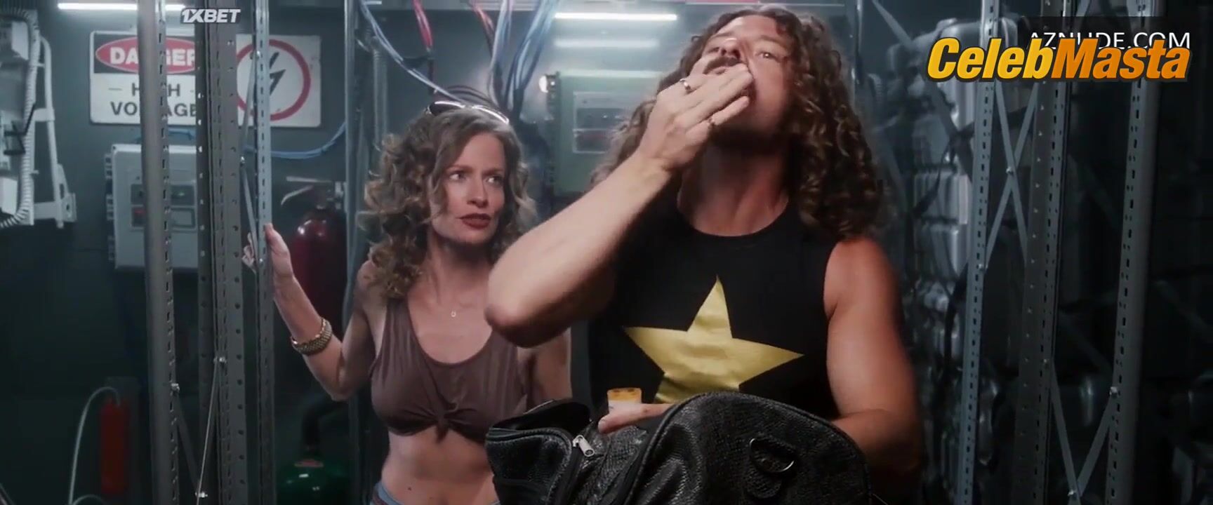 Cody Renee Cameron Breasts Scene in Airplane 2025