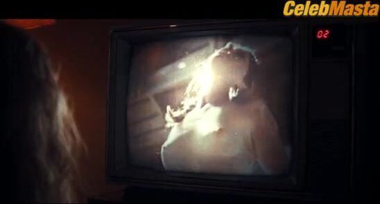 Mia Goth Breasts Scene in Maxxxine