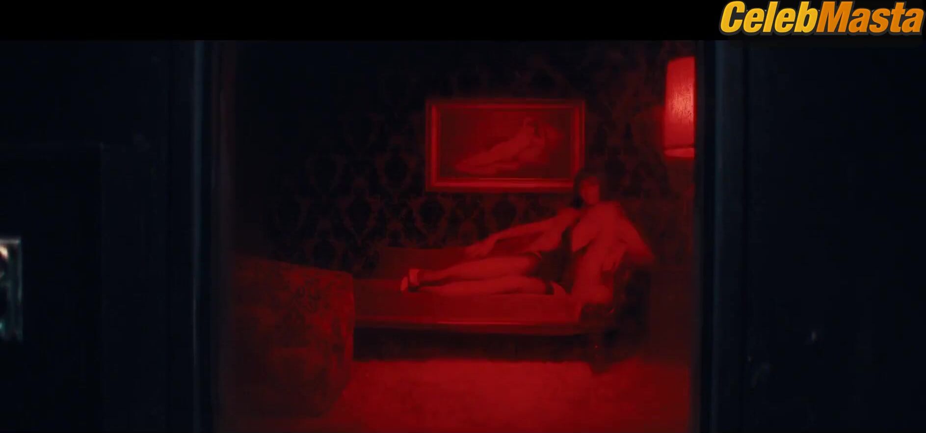 Mia Goth Breasts Scene in Maxxxine