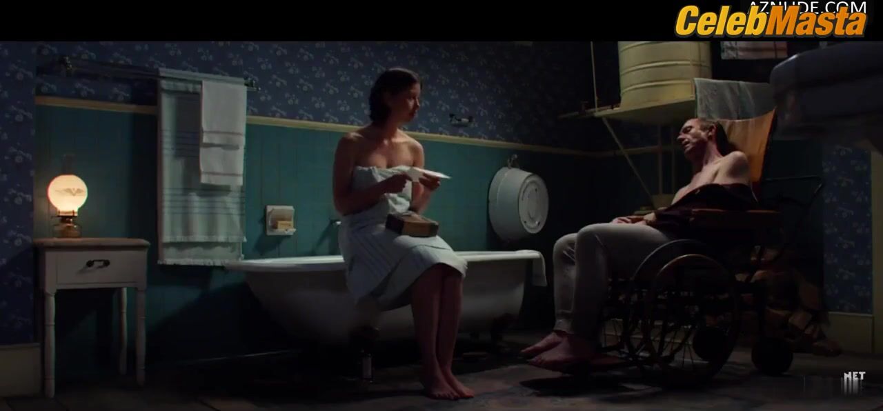 Mia Goth Underwear Scene in Pearl
