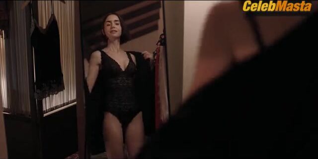 Lily Collins Sexy Scene in Emily In Paris
