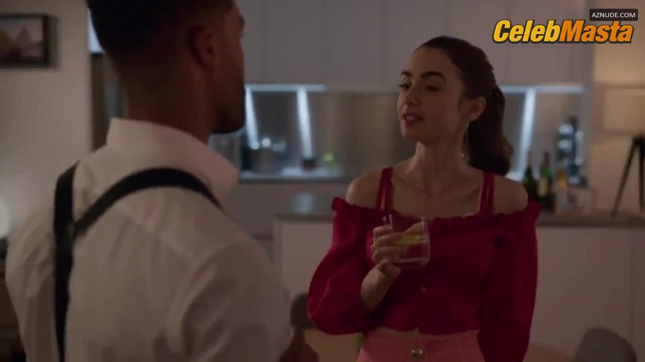 Lily Collins Sexy Scene in Emily In Paris