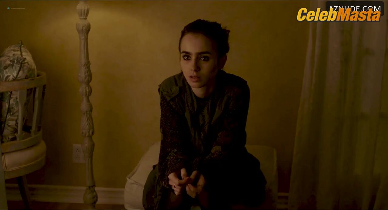 Lily Collins Butt, Breasts Scene in To The Bone