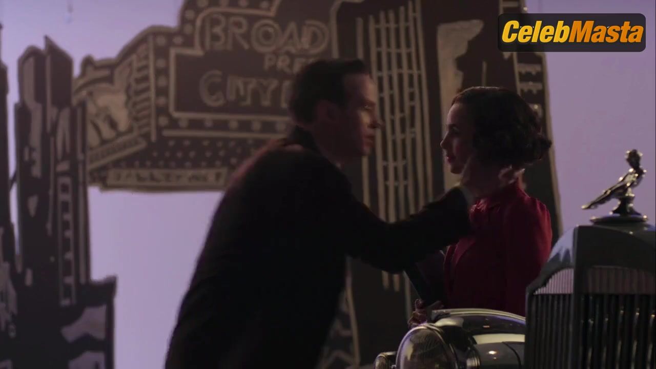 Lily Collins Underwear Scene in The Last Tycoon