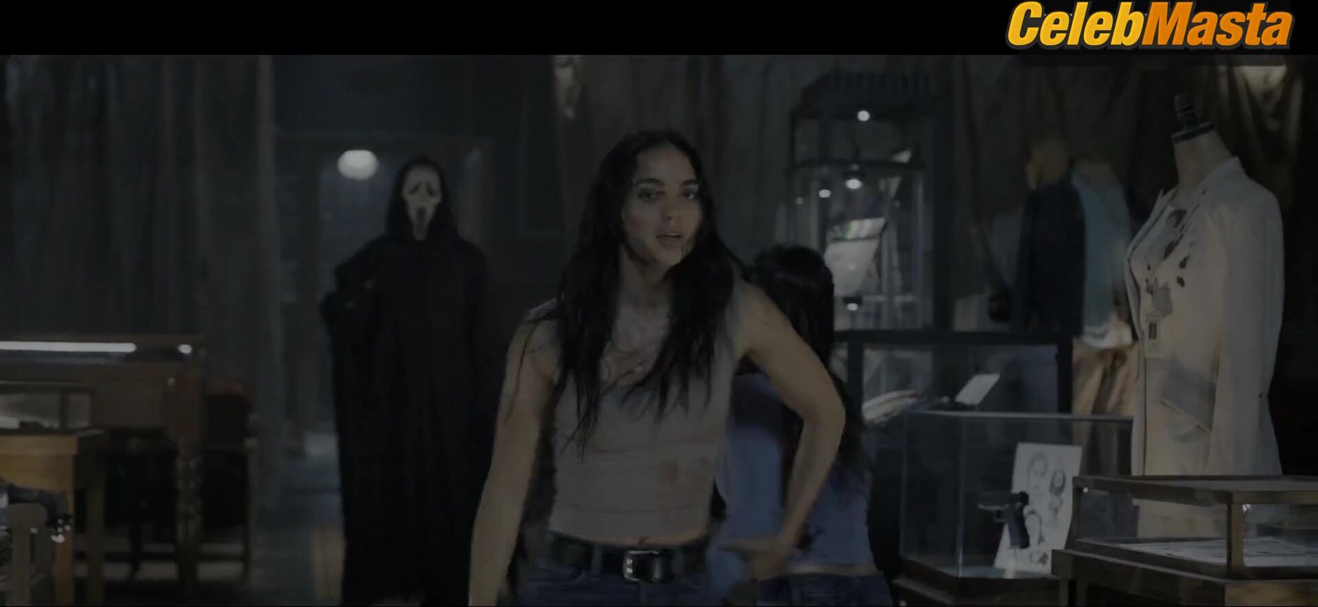 Jenna Ortega, Melissa Barrera, Samara Weaving and Liana Liberato Sexy Scene in Scream Vi