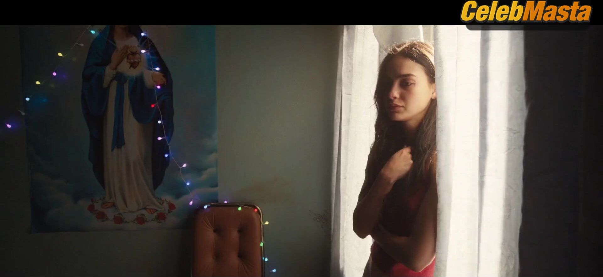 Melissa Barrera Breasts, Underwear Scene in Carmen