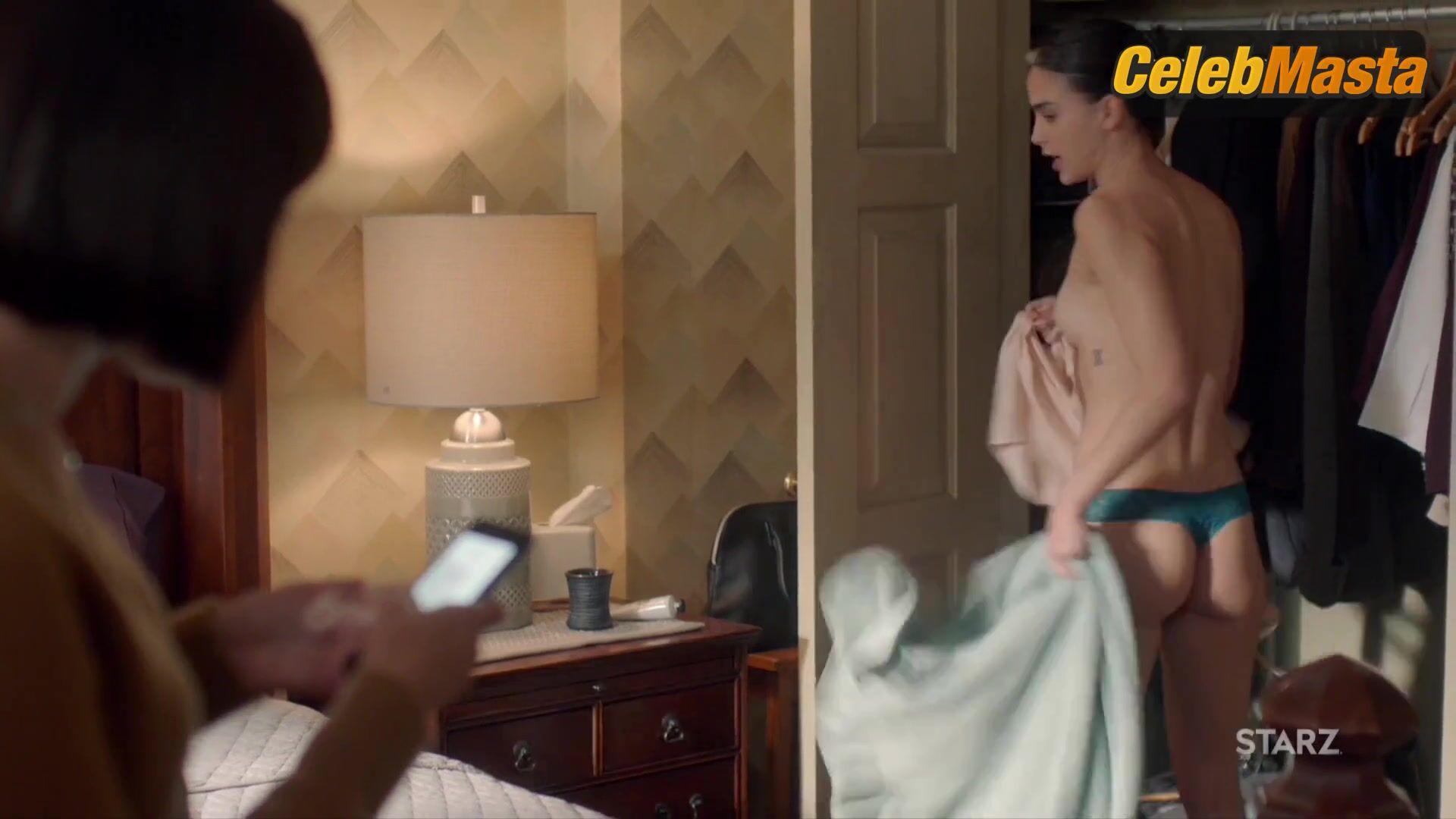 Melissa Barrera Thong, Underwear Scene in Vida
